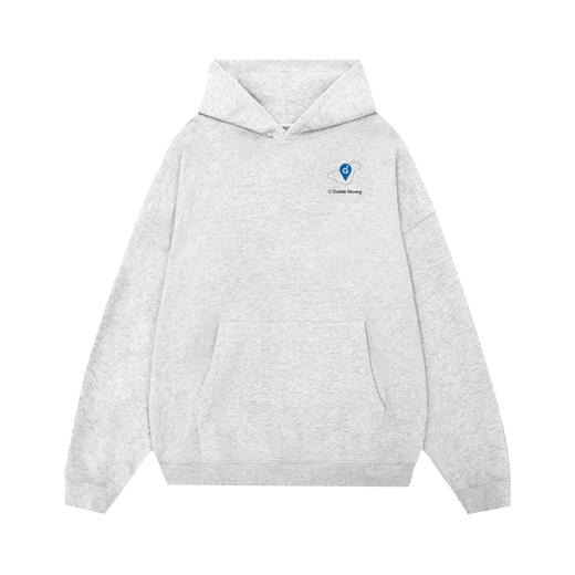 FDR官方店 城市探索户外路线图印花连帽卫衣男女秋季宽松情侣帽衫 商品图4