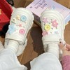 【超可爱❗️带配饰加绒洞洞鞋】足下“暖宝宝”，包跟好暖好舒服❗️洞洞鞋冬季加绒可拆卸，女秋冬少女高跟，可爱学生防滑棉拖鞋冬季加绒L 商品缩略图2