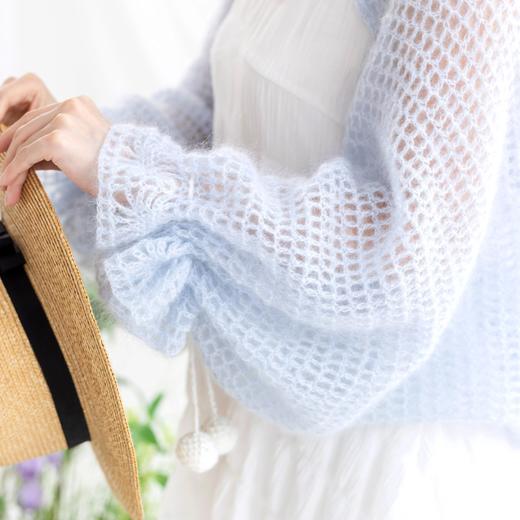 苏苏姐家沧溟披肩手工diy编织钩针马海毛毛线团自制披肩材料包 商品图2