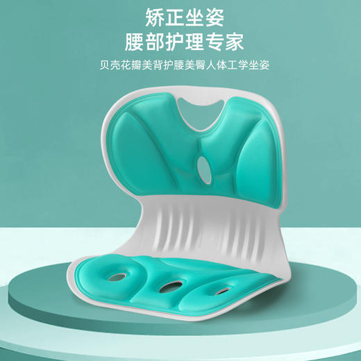 <有书强推>【底价！】护腰坐垫久坐不累办公室靠垫护腰坐姿椅学生儿童矫正垫人体工学椅 商品图0