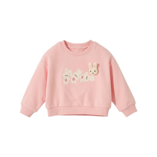 Cucutas女幼童长袖卫衣CY25AUW746米白/粉红90#-120# 商品图2