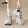 【6CM增高】ZHR则则银色厚底老爹鞋女款秋季2025新款网面休闲鞋女 商品缩略图7