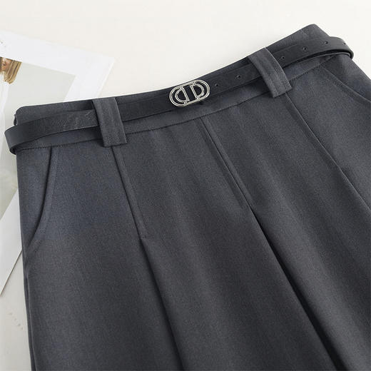 QYM 2517-Y百褶A字裙时尚半身裙秋季新款 商品图3