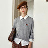OLrain欧芮儿法式灰色套头卫衣2025秋季新款简约通勤时尚百搭上衣 商品缩略图2