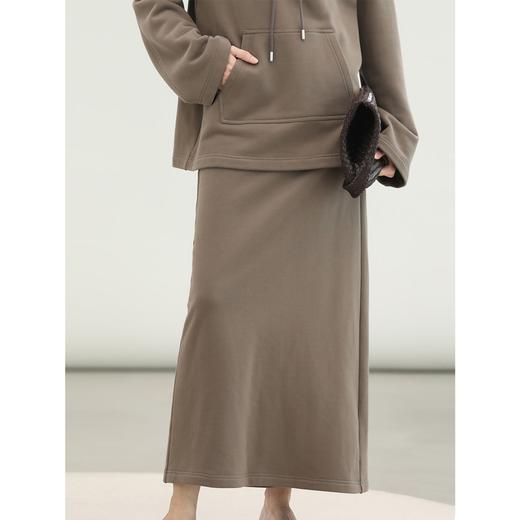 COCOBELLA时尚休闲2025新款半身裙女秋遮肉保暖针织裙HS3146 商品图2