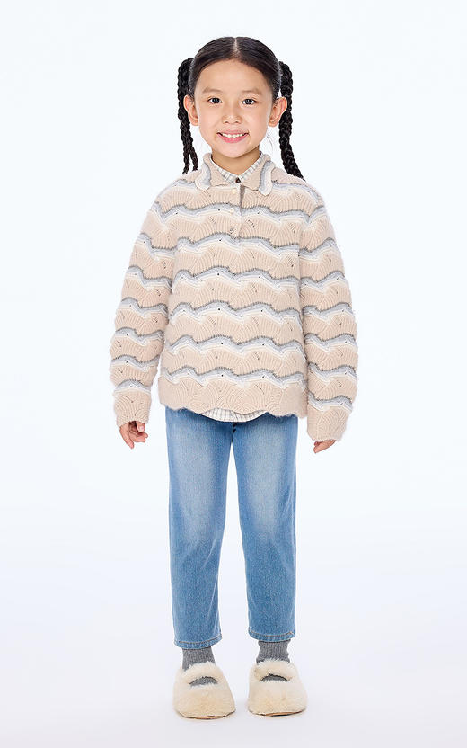 jnby   25年秋款  牛仔九分裤  1P8E12450 商品图0