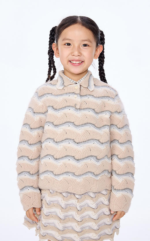 jnby   25年秋款  长袖套头毛衫  1P8312010 商品图4