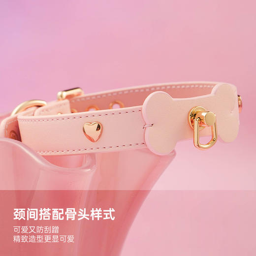 原创情侣升温小道具轻度调教牵引套装真皮狗牌项圈手铐 商品图2