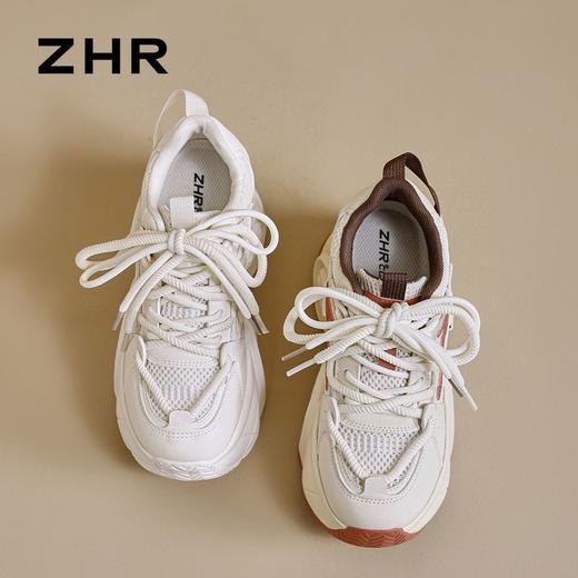 【男女同款】ZHR厚底增高老爹鞋女运动休闲鞋情侣百搭鞋减震耐磨 商品图9