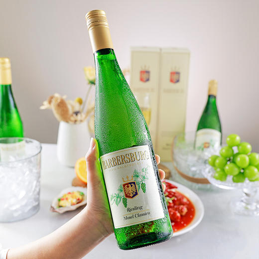 德国🇩🇪原瓶进口  巴柏斯摩泽尔雷司令晚收半干型白葡萄酒礼盒款 德国原瓶进口 750ml QbA级雷司令 商品图3