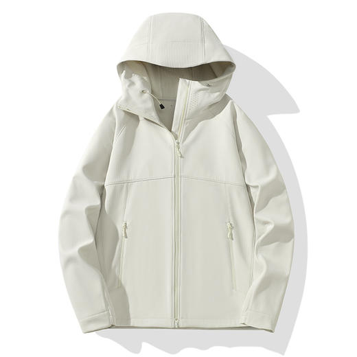 LUCKY DEER/幸运鹿情侣款芙蓉格保暖防风软壳衣外套 商品图5