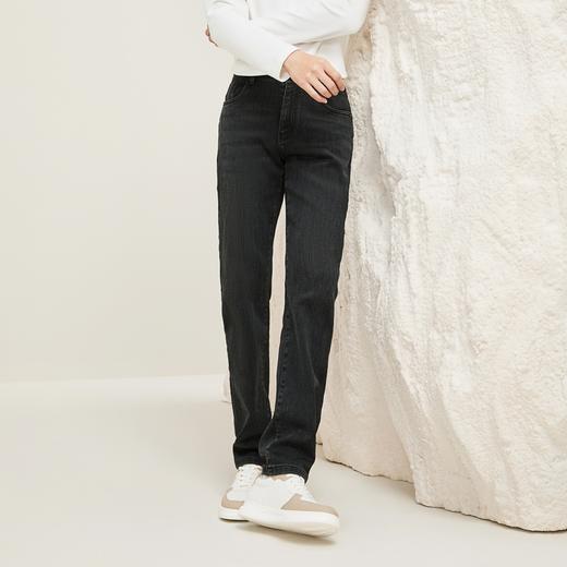 【莱赛尔】柒牌牛仔裤2025秋季新款男士弹力中腰直筒长裤休闲裤装129H71370 商品图1