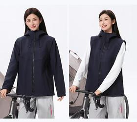 可拆卸袖子 两穿软壳衣 2025秋季新款男女户外冲锋衣防水防风登山外套