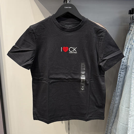 Calvin Klein Jeans/CK 女士夏季经典版印花百搭休闲圆领短袖T恤 商品图0
