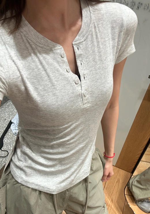LULU Hold Tight女士亨利短袖排扣衫（ZY*SS） 商品图4