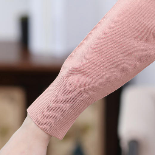 时尚中年薄款针织开衫外套，妈妈装春秋套装两件套LJX-878 商品图7