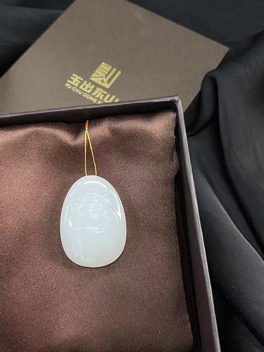 【于田产和田玉白玉佛公】编号BHM258157060，32*23，11克，出证书，发货1~5天，48小时鉴赏期 商品图1