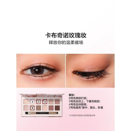 完美日记17号小猪玫瑰探险家十二色眼影 商品图4