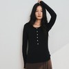 SPLELED莱赛尔醋纤半扣羊毛针织衫｜自带羊毛温润体感，基础百搭，修身款式 商品缩略图4