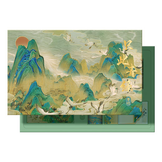 【一梦入敦煌❗️开学季笔记本礼盒套装】国潮中国风手账本套装，笔记本书签礼盒，开学季学生用便签胶带素材礼品全套L 商品图4