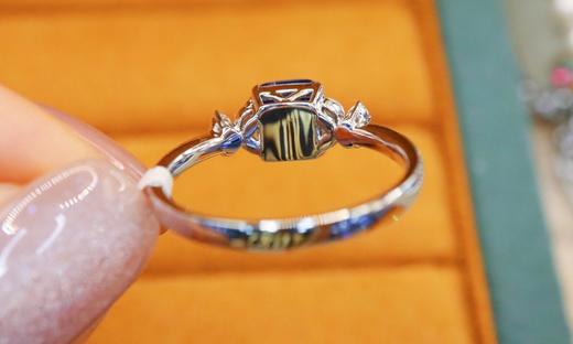 1c刻面t蓝宝石戒指 商品图3