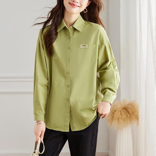 馥迦经典百搭纯棉口袋衬衫 商品图9