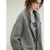 COCOBELLA灰色100%羊毛轻奢西装女25新款通勤毛呢外套SI3105 商品缩略图1