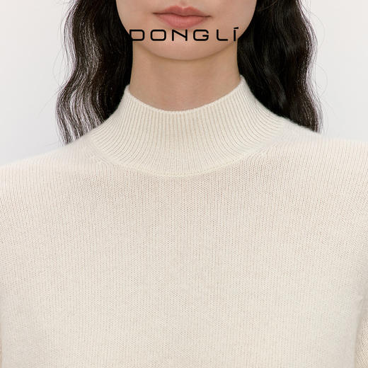 东黎 • 山羊绒女士秋冬半高领套衫 4756 商品图5