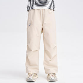 笛莎Deesha 2025秋季新款男女童同款休闲户外束脚工装长裤