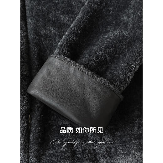 COCOBELLA轻奢拉贡皮草风格外套女秋冬仿皮毛一体外套FU3105 商品图4