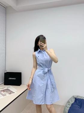 拉夫劳伦 原单RL无袖收腰连衣裙（ZY*SS）