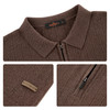 【含羊毛/POLO衫拉链针织】柒牌套头薄翻领毛衫人字纹翻领polo衫129Y70690 商品缩略图3