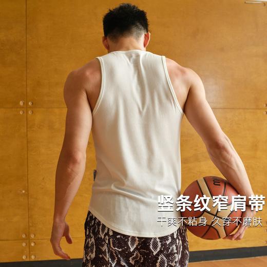 录士LUSHISI行动主题速干吸湿排汗紧身背心篮球健身运动t恤打底男 商品图2
