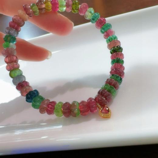 南瓜珠碧玺手串 商品图1
