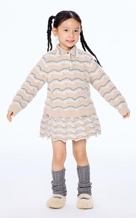 jnby   25年秋款  长袖套头毛衫  1P8312010