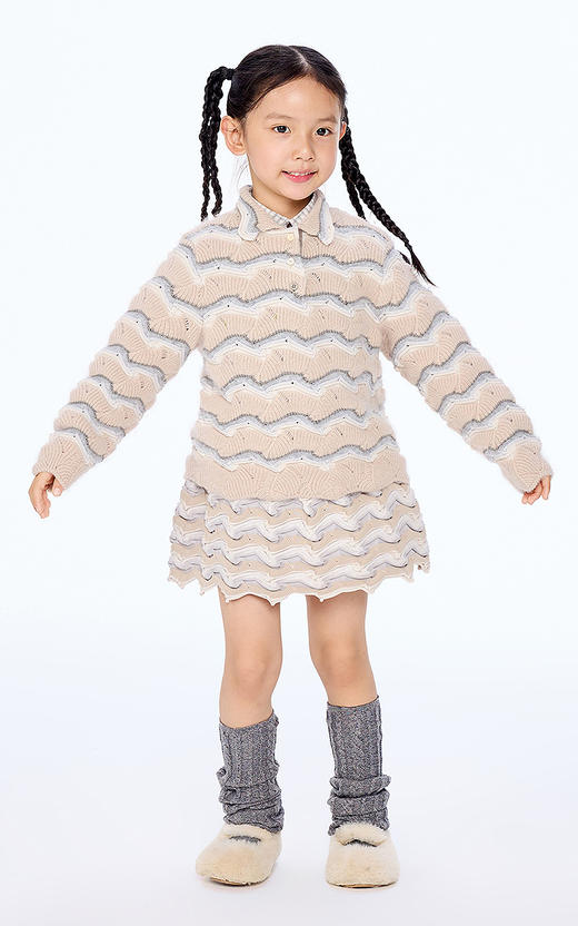 jnby   25年秋款  长袖套头毛衫  1P8312010 商品图0