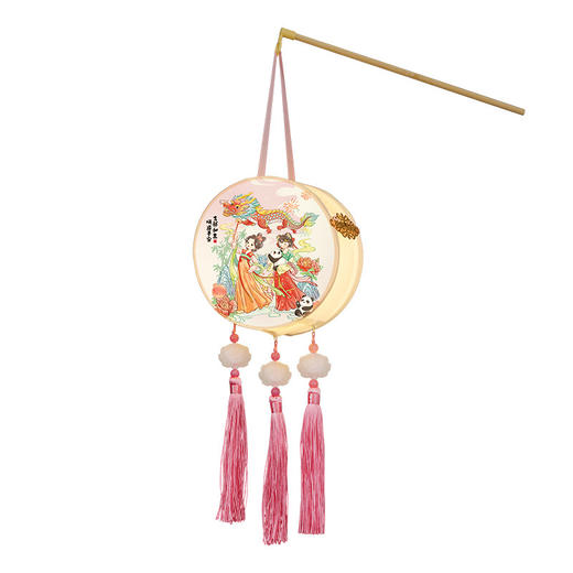 【中秋节云纱灯笼】手工diy材料包 中秋新款儿童手提发光古风花灯挂饰  商品图4