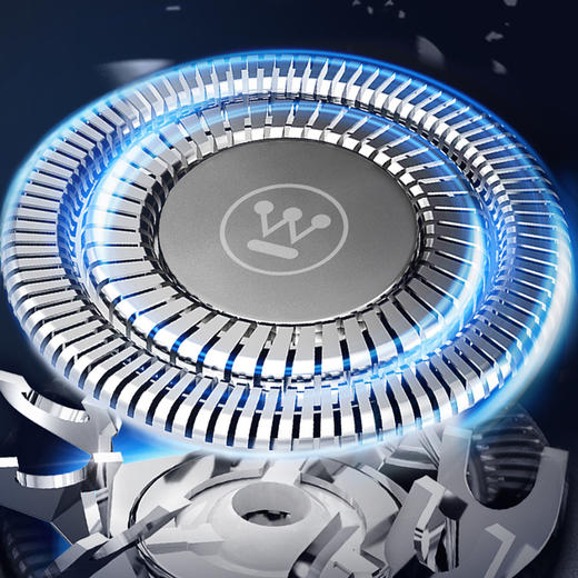 【三头剃须刀 适合胡须密】西屋R308剃须刀🪒男士便携式旅行迷你全身水洗剃须刀✅合金机身✅3D浮动三刀头，360度浮动贴面剃须 ✅干湿两用，全身水洗👉清理无忧 商品图1