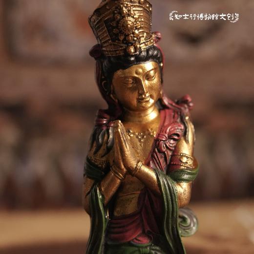 山西大同华严寺合掌露齿菩萨彩塑立体冰箱贴文创礼品摆件纪念品 商品图0