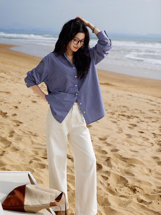 FXA 5533 条纹休闲衬衫 商品图5