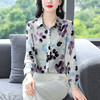 KQL E333M3292时尚显瘦上衣洋气衬衫印花大码遮肉宽松小衫 商品缩略图2
