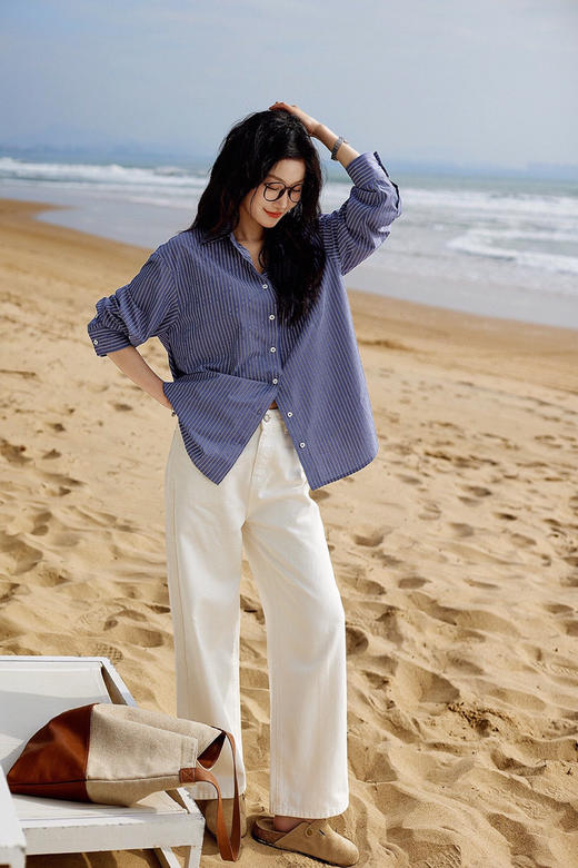 FXA 5533 条纹休闲衬衫 商品图6