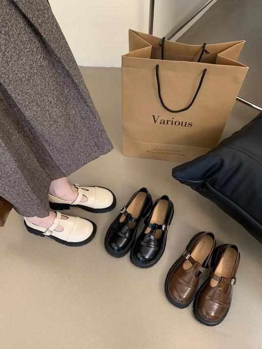 【GZ】无忧购‘清仓福利’日系学院风T字扣百搭复古小皮鞋X5202（截单后3-5天发货) 商品图3