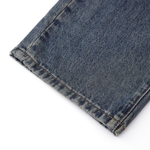 【新品上新】HX 秋季水洗直筒牛仔长裤C201530001101 商品图6