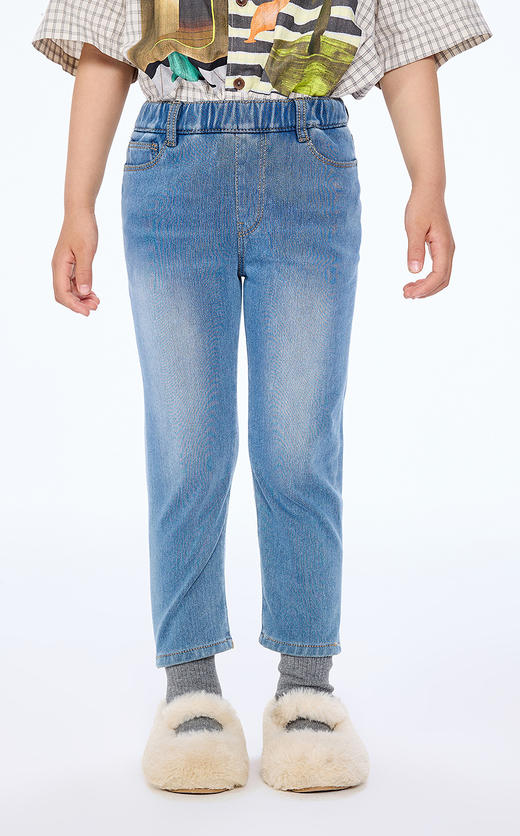 jnby   25年秋款  牛仔九分裤  1P8E12450 商品图4