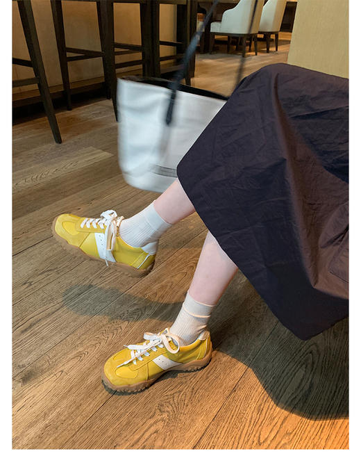 给大家安排上啦💌【7cm内增高~圆头系带运动老爹鞋】又舒服又时髦，快来选颜色 日常穿出门回头upup❗❗ 商品图11