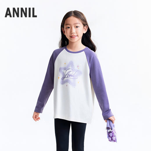 【实体店同款】女童长袖针织衫冬季新款安奈儿童装AG541325 商品图2