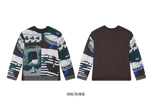 jnby   25年秋款  长袖套头毛衫 1P8311850 商品图9