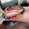 8.5mm单圈浓颜彩虹碧玺手串 商品缩略图6