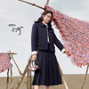 马君妍同款lost in echo早秋新款正肩修身收腰西装外套显瘦半身裙 商品缩略图0